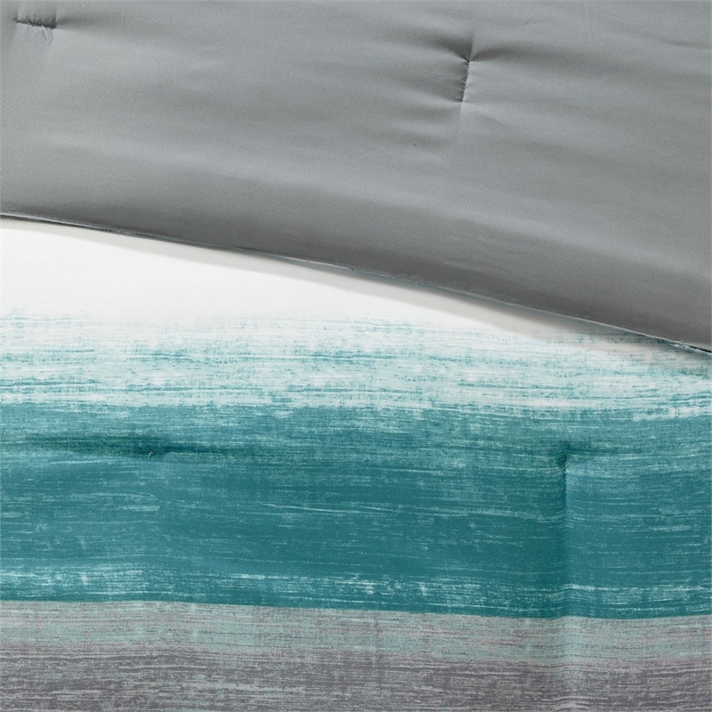 Pemberly Row 9-Piece Microfiber Complete Bed & Sheet Set - Blue