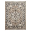Pemberly Row 8' x 10' Beige Gray Fabric Farmhouse Area Rug (8' x 10')