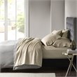 Pemberly Row 6-piece Cotton and Polyester Fabric Sheet Set in Brown