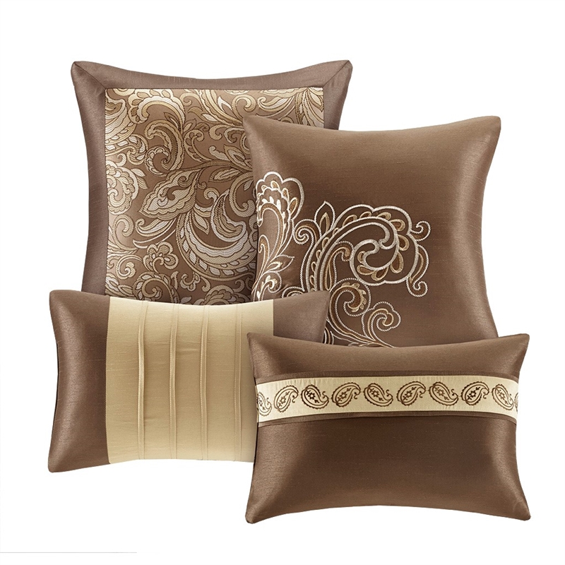 Pemberley Row Polyester Brown Bedroom Set