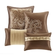 Pemberley Row Polyester Brown Bedroom Set