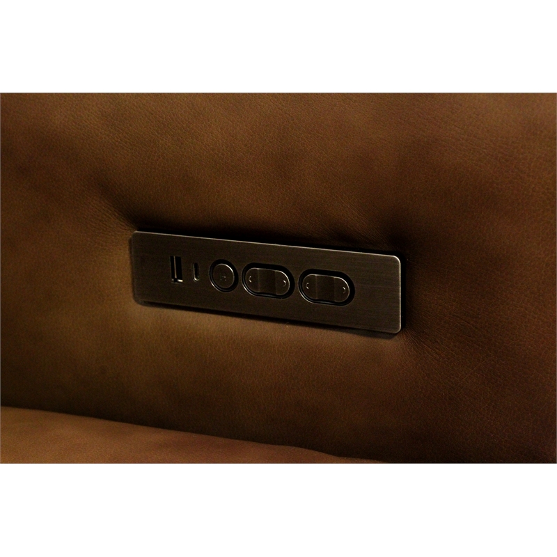 Pemberly Row Set of 5 - 2 Reclining Lounge Chairs and Sofa and 2 Handwoven Poufs