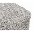 Pemberly Row Set of 4 - 2 Reclining Lounge Chairs and Sofa and Handwoven Pouf
