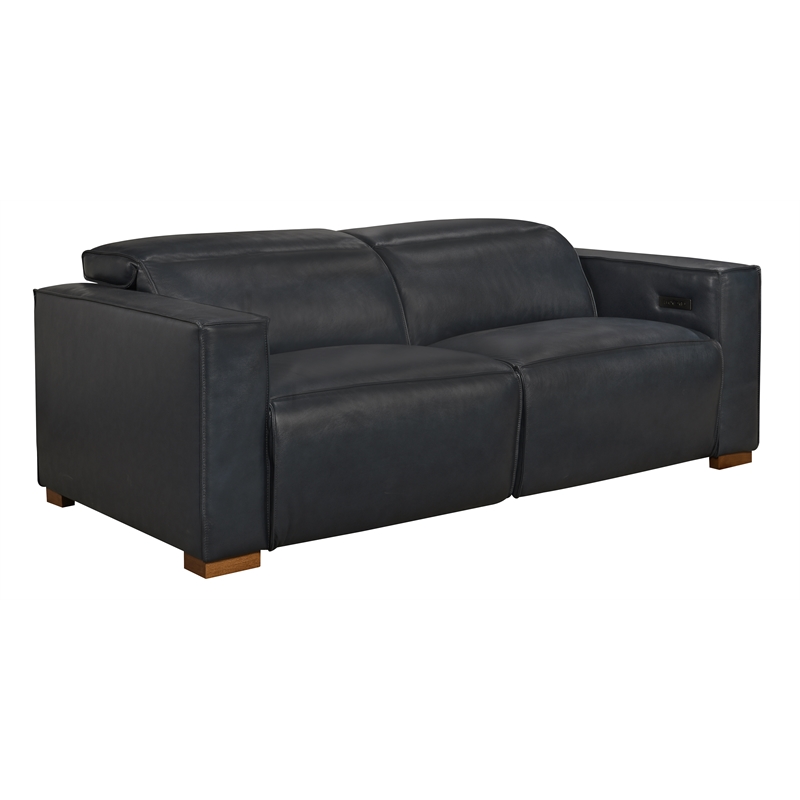 Pemberly Row Set of 4 - 2 Reclining Lounge Chairs and Sofa and Handwoven Pouf