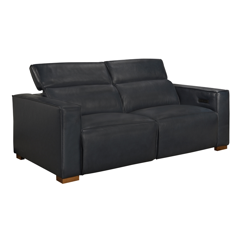 Pemberly Row Set of 5 - 2 Reclining Lounge Chairs and Sofa and 2 Handwoven Poufs