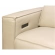 Pemberly Row Set of 3 - Leather 2 Reclining Lounge Chairs and Sofa in Beige