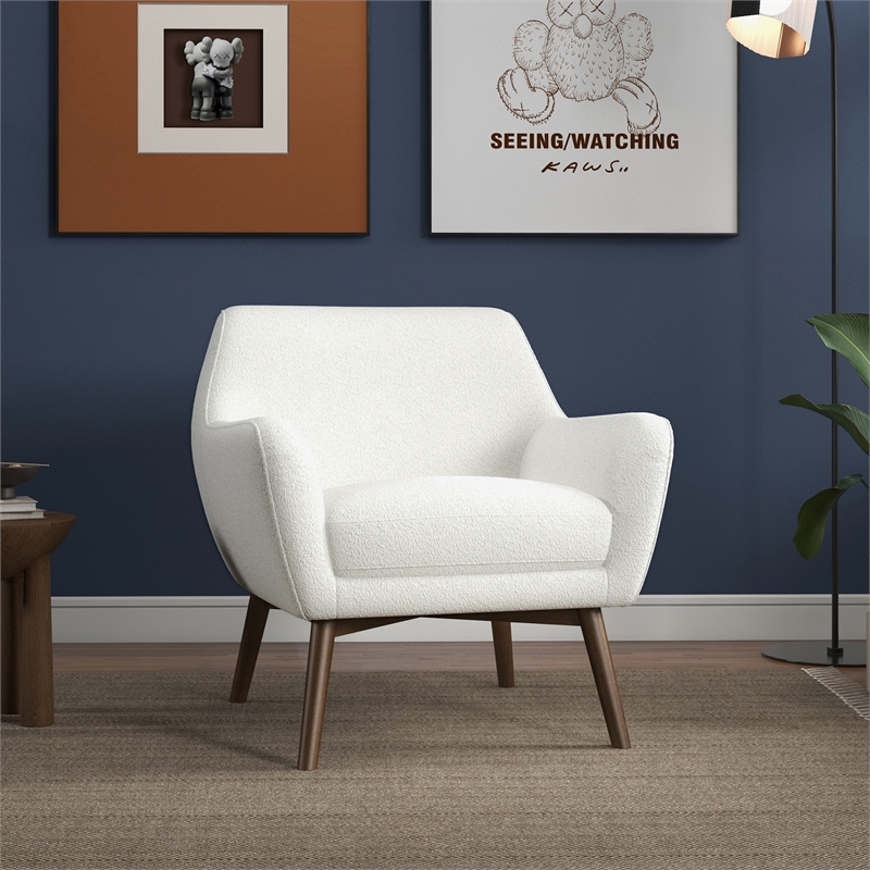 Pemberly Row Set of 3 - 2 Upholstered Armchairs and Genuine Leather Sofa