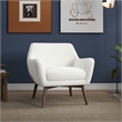 Pemberly Row Set of 3 - 2 Upholstered Armchairs and Genuine Leather Sofa
