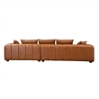 Pemberly Row Set of 3 Sofa Sets - 2 Accent Armchairs and Corner Sectional Couch