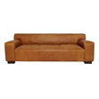 Pemberly Row Set of 3 Sofa Sets - 2 Accent Armchairs and Leather Tight Back Sofa