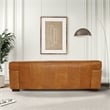 Pemberly Row Set of 3 Sofa Sets - 2 Accent Armchairs and Leather Tight Back Sofa
