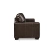 Pemberly Row Set of 3 Contemporary Leather Sofa Sets in Brown