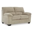 Pemberly Row Set of 4 Contemporary Polyester Sofa Sets in Sand