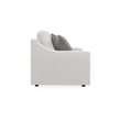 Pemberly Row Set of 3 Contemporary Polyester Sofa Sets in Beige