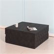 Pemberly Row Storage Cocktail Table in Dark Gray on Mango Solid Wood
