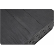Pemberly Row Storage Cocktail Table in Dark Gray on Mango Solid Wood