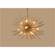 Pemberly Row 12-light Modern Pendant Fixture with Gold Iron Extensions