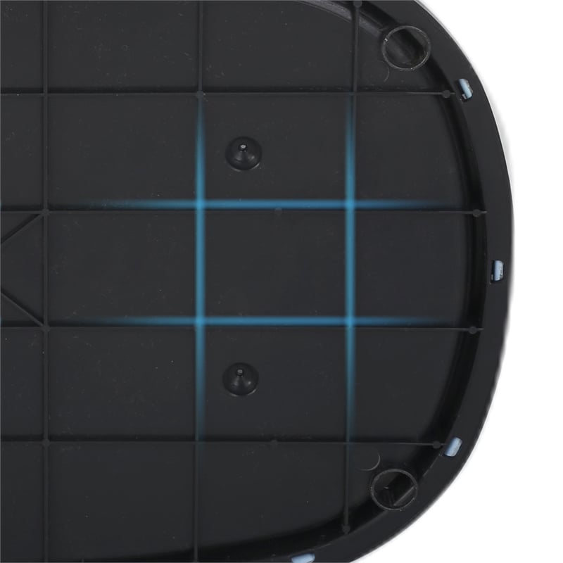 Pemberly Row 13 Gallon Stainless Steel Motion Sensor Automatic Trash Can in Blue