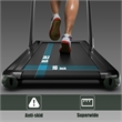 Pemberly Row Up To 7.5MPH 2.25HP Single Display Screen Treadmill in Green