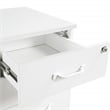 Pemberly Row Engineered Wood 3-Drawer Mobile File in White Finish