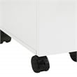 Pemberly Row Engineered Wood 3-Drawer Mobile File in White Finish