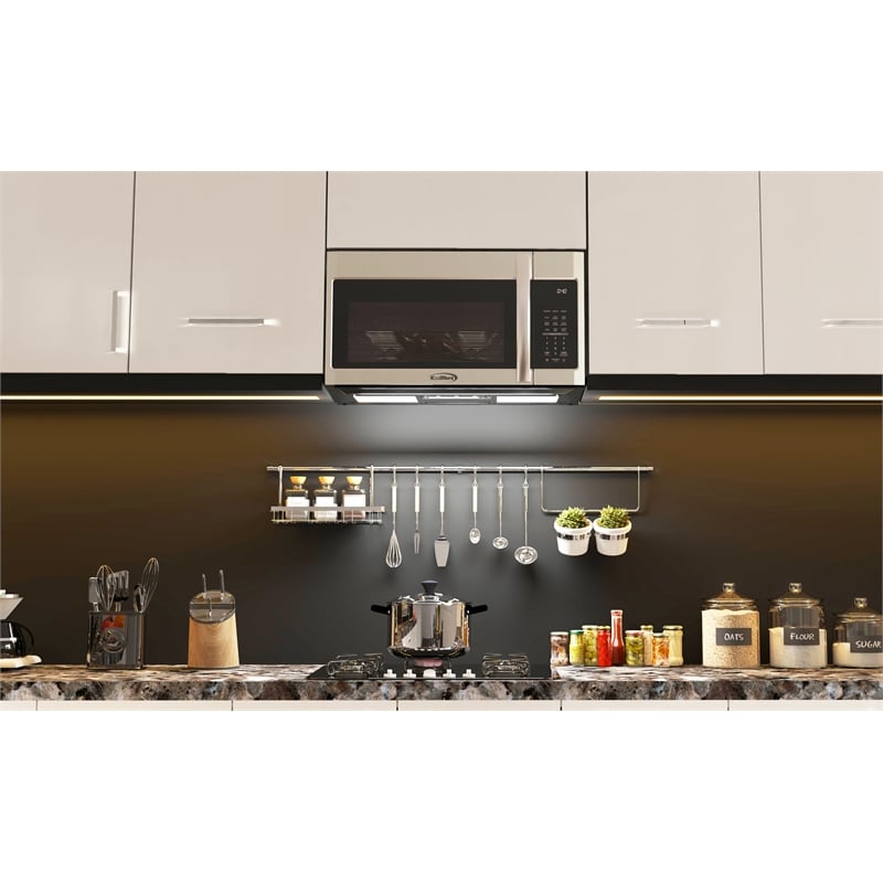 Pemberly Row 1.9 cu. ft. Over the Range Stainless Steel Microwave.