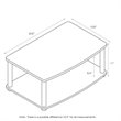 Pemberly Row Turn-N-Tube Wood Elevated TV Stand for TV up to 25