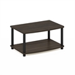 Pemberly Row Turn-N-Tube Wood Elevated TV Stand for TV up to 25
