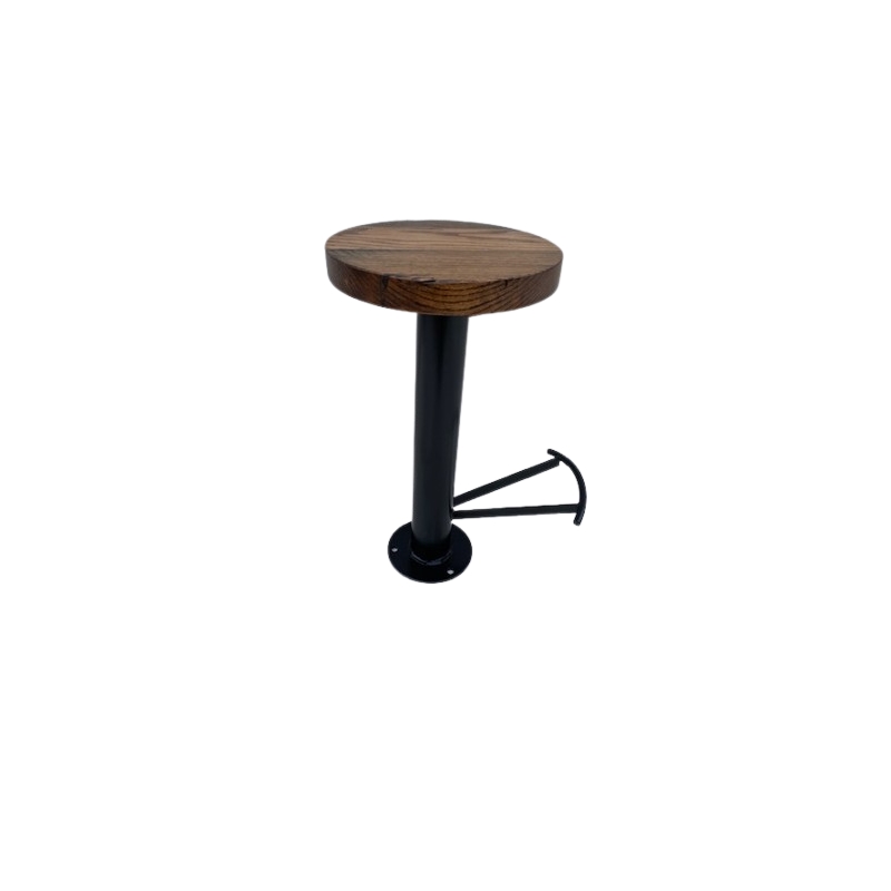 Pemberly Row Farmhouse Bolt Down Bar Stool Footrest - Bar Height