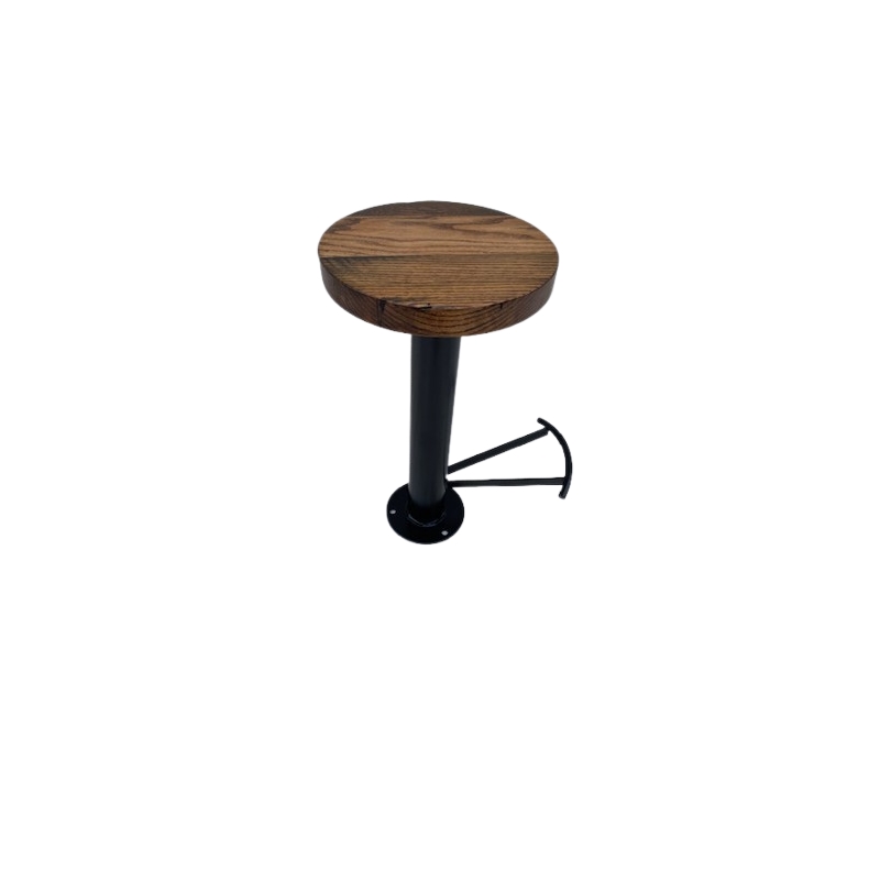 Pemberly Row Farmhouse Bolt Down Bar Stool Footrest - Bar Height