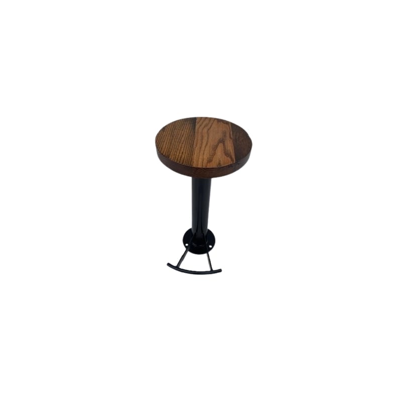 Pemberly Row Farmhouse Bolt Down Bar Stool Footrest - Counter Height