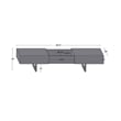 Pemberly Row Contemporary Glide Coffee Table with sliding top in Natural finish