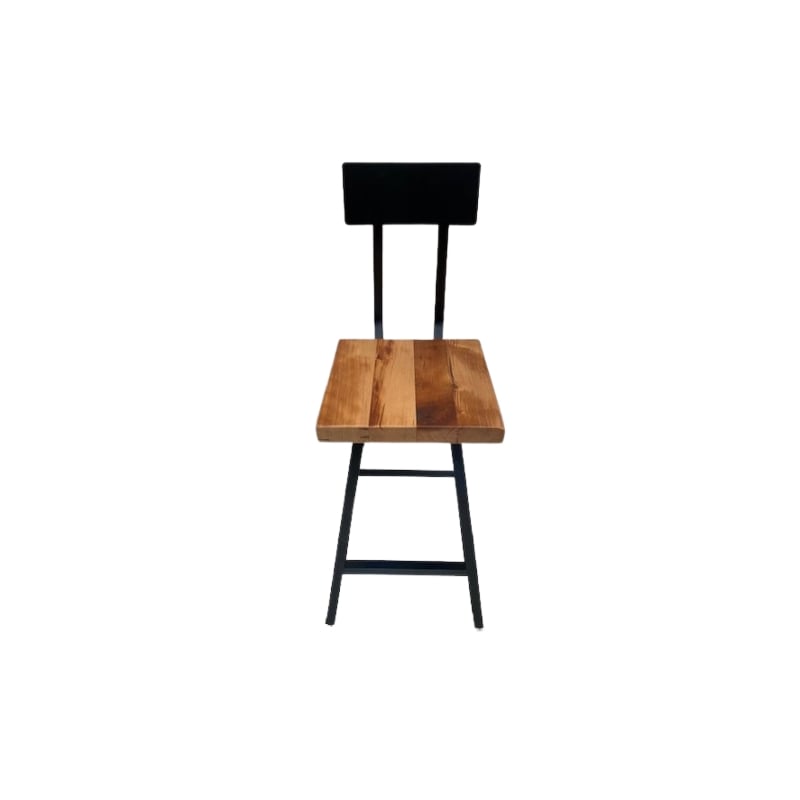 Pemberly Row Square Flat Seat Brewhause Bar Stool Non Swiveling - Counter Height