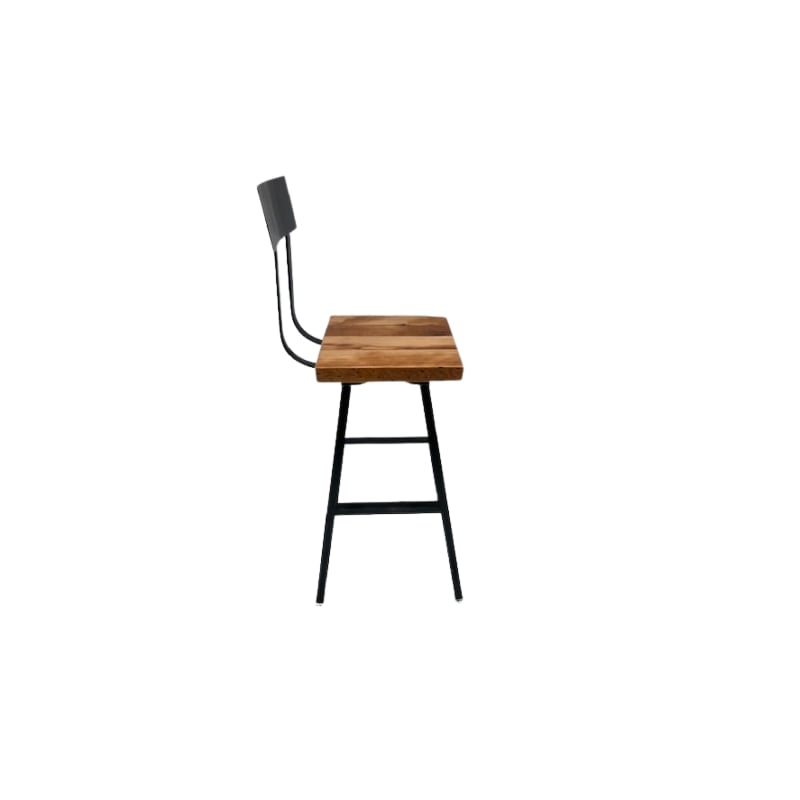 Pemberly Row Square Flat Seat Brewhause Bar Stool Non Swiveling - Counter Height