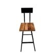 Pemberly Row Square Flat Seat Brewhause Bar Stool Non Swiveling - Counter Height