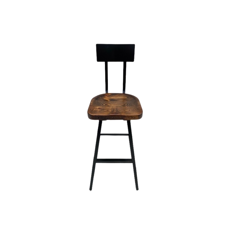 Pemberly Row Scooped Seat Brew Hause Non Swiveling Bar Stool - Bar Height