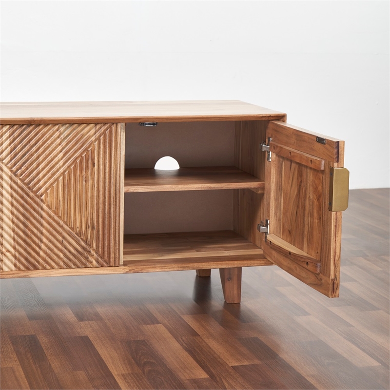 Pemberly Row Linear Solid Wood 68