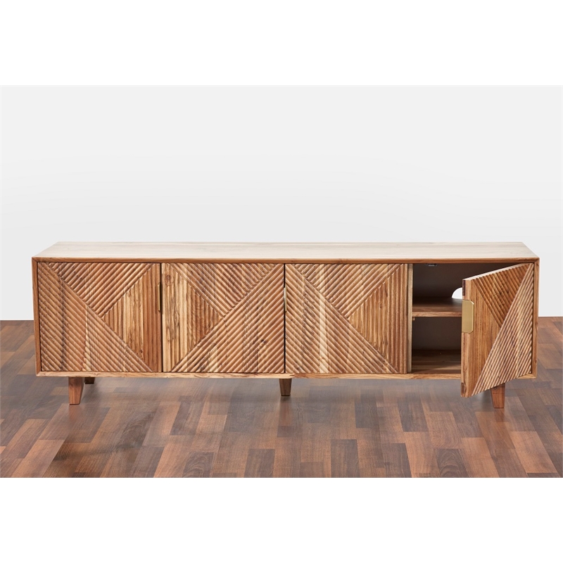 Pemberly Row Linear Solid Wood 68