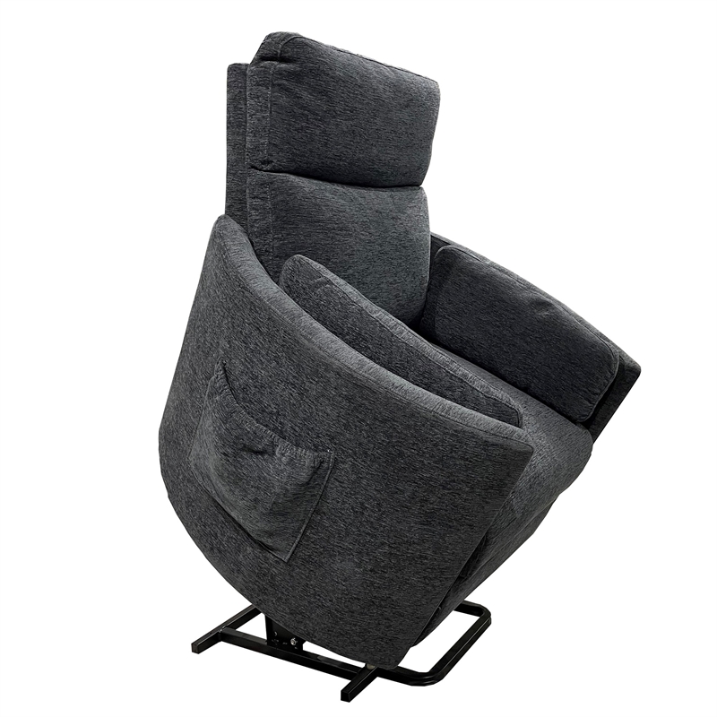 Pemberly Row Modern Mediterranean Power Lift Glider Recliner Two Pack