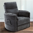 Pemberly Row Modern Mediterranean Power Lift Glider Recliner Two Pack