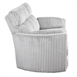 Pemberly Row Modern Mega Grey Power Glider Reclining Sofa and Glider Recliner