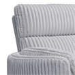 Pemberly Row Modern Mega Grey Power Glider Reclining Sofa and Glider Recliner