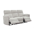 Pemberly Row Modern Mineral Power Glider Reclining Sofa and Two Glider Recliners