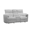 Pemberly Row Mega Gray Power Glider Reclining Sofa & Loveseat & Recliner