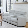Pemberly Row Mega Gray Power Glider Reclining Sofa & Loveseat & Recliner