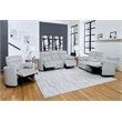 Pemberly Row Mega Gray Power Glider Reclining Sofa & Loveseat & Recliner