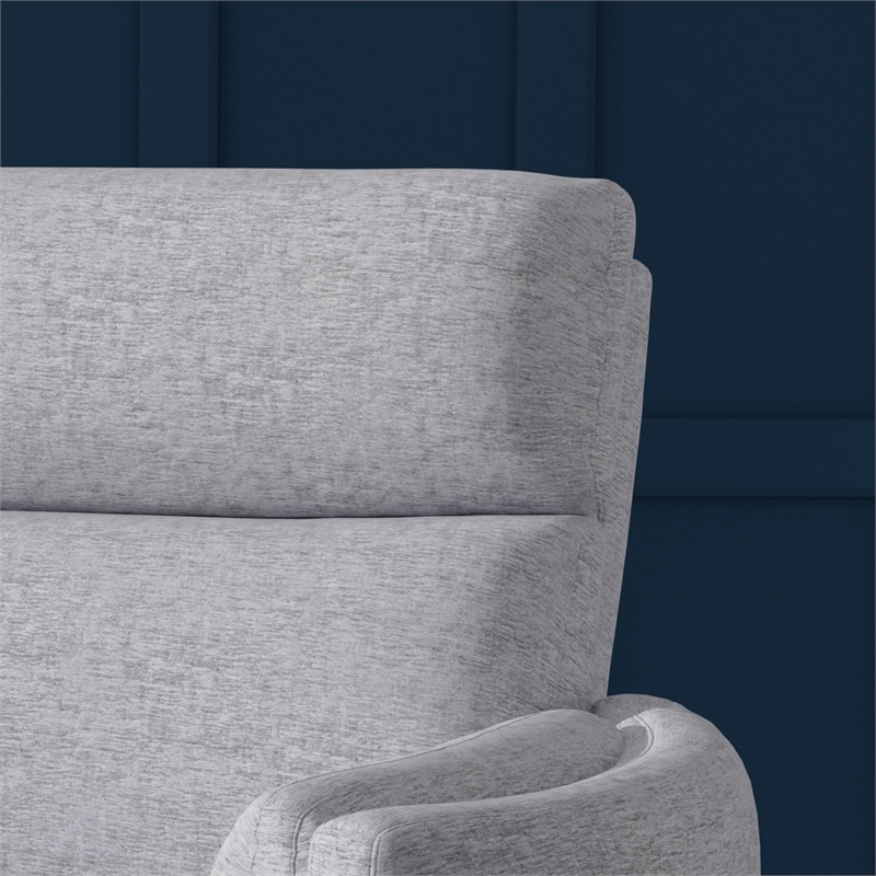 Pemberly Row XL Extra Wide Power Glider Recliner in Mineral (Set of 2)