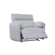 Pemberly Row XL Extra Wide Power Glider Recliner in Mega Gray (Set of 2)