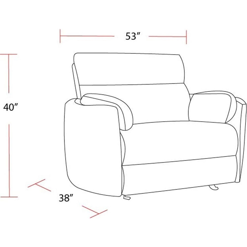 Pemberly Row XL Extra Wide Power Glider Recliner in Mega Gray (Set of 2)