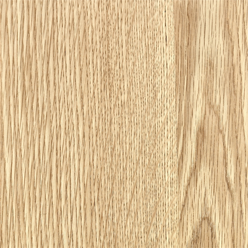 Pemberly Row Modern Natural Oak Wood Brown Curio Cabinet with Adjustable Shelves